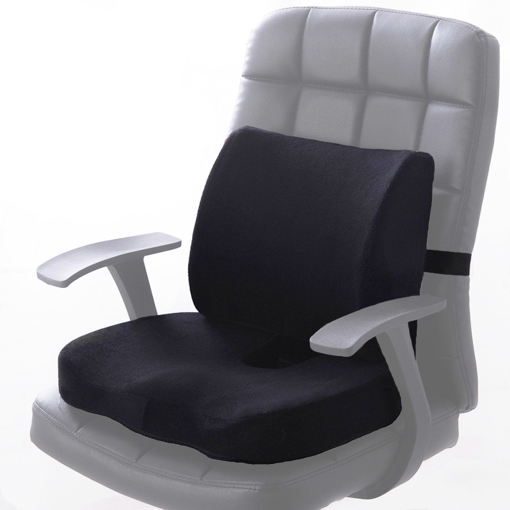 Seat Cushion and Lumbar Support Pillow: image 2