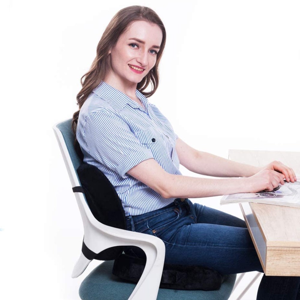 Seat Cushion and Lumbar Support Pillow: image 3