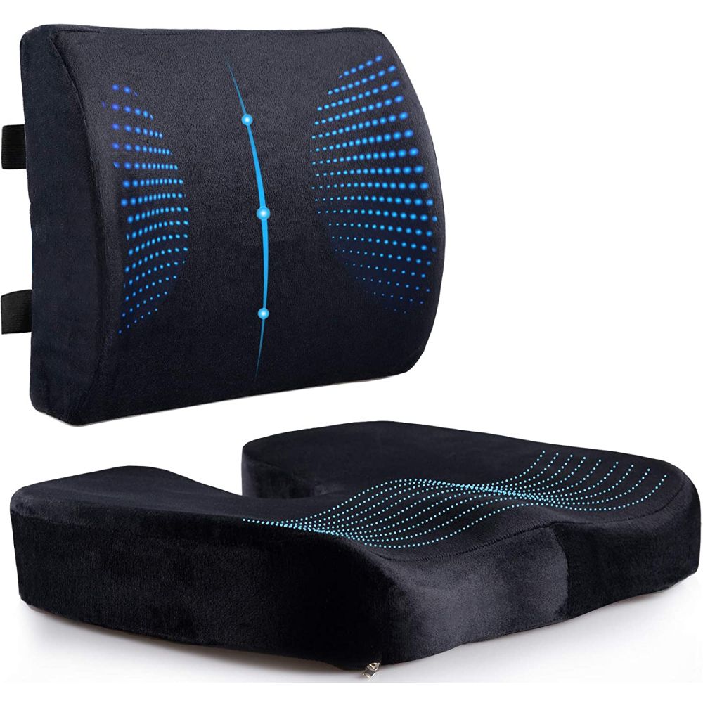 Seat Cushion and Lumbar Support Pillow: image 4
