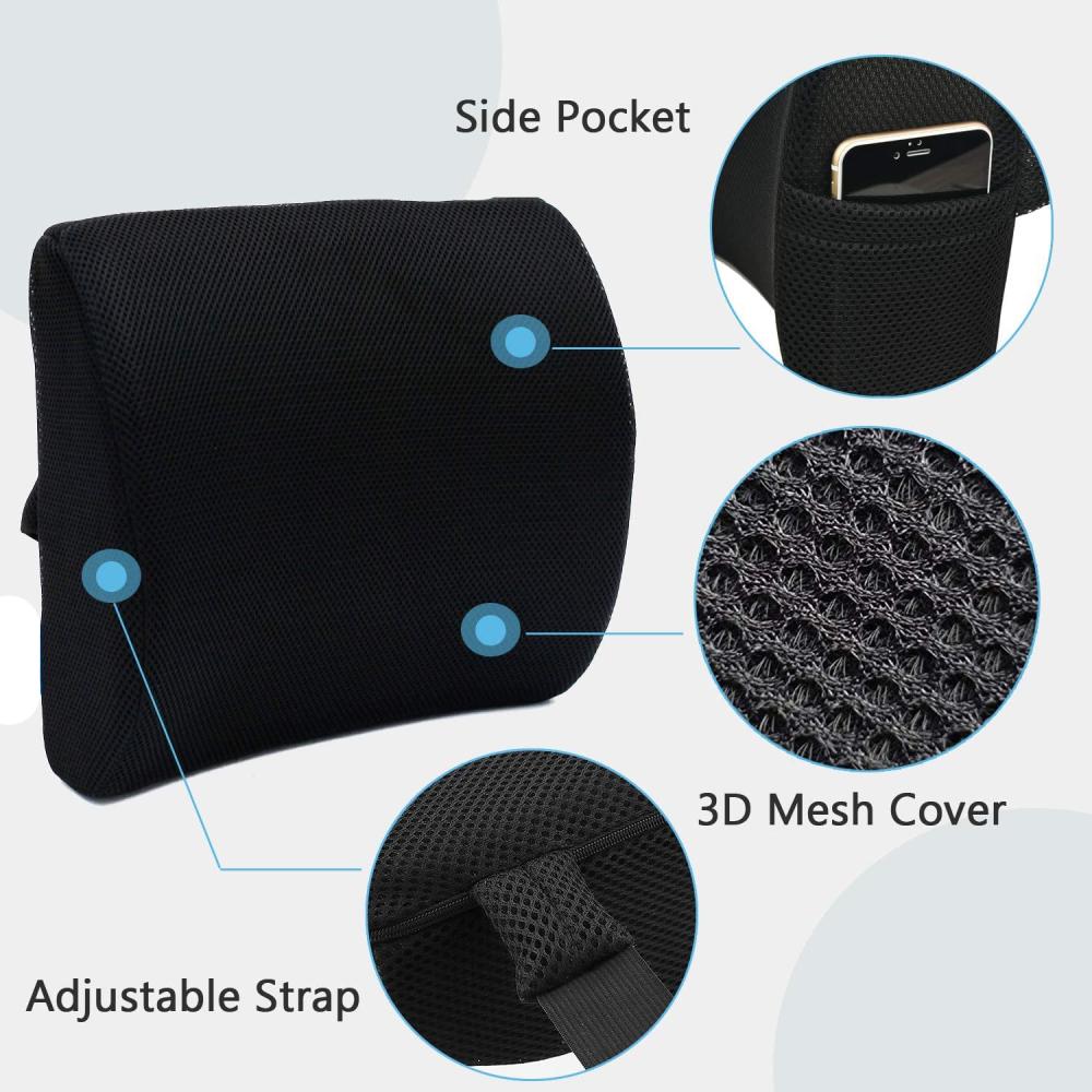 Seat Cushion and Lumbar Support Pillow: image 5