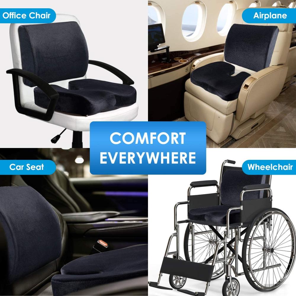 Seat Cushion and Lumbar Support Pillow: image 6
